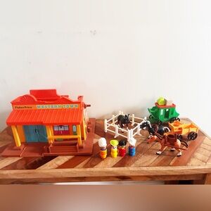 Vintage Fisher Price Western Town